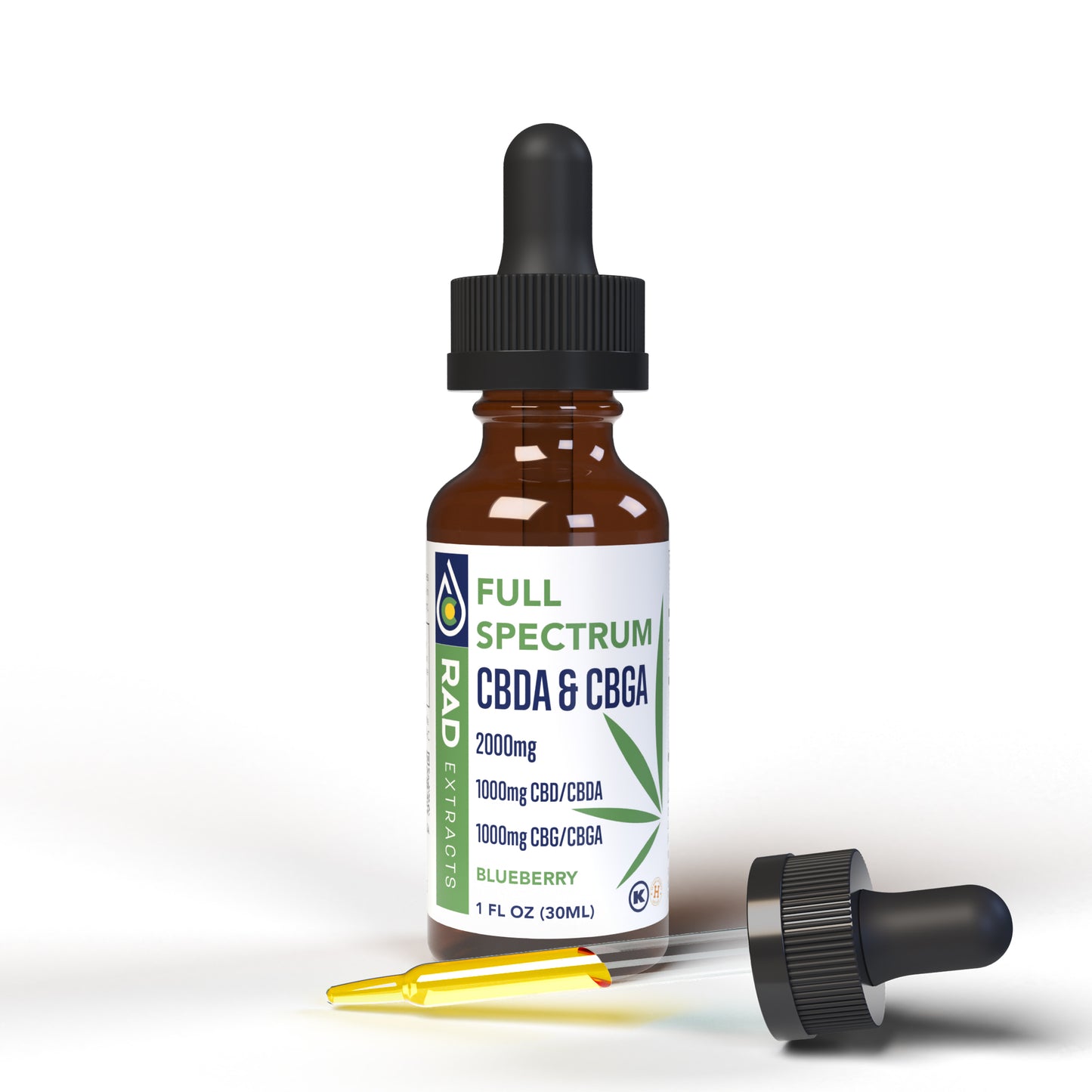 2000 mg CBDa/CBD/CBDGa/CBG Tincture (Blueberry Flavor)