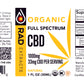 Organic Certified Full Spectrum CBD Oil Tincture 1,000 mg